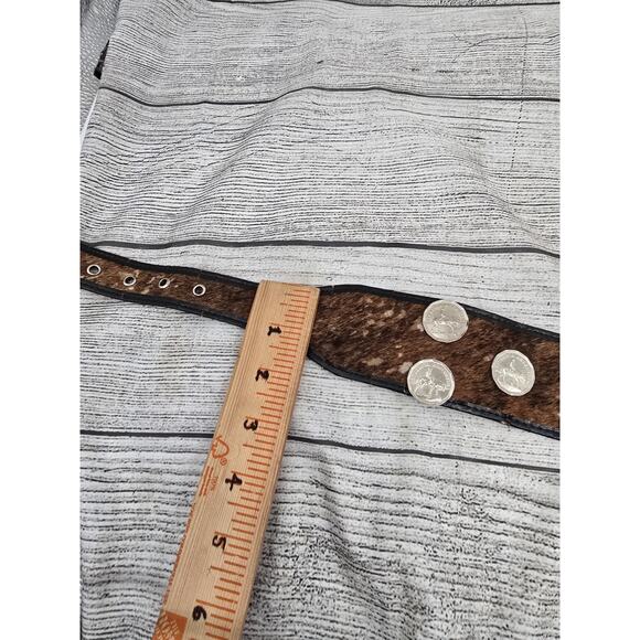 Vintage Argentina Pesos Leather Gaucho Rodeo Belt 16 Coins. 31.5 Inches main image 14